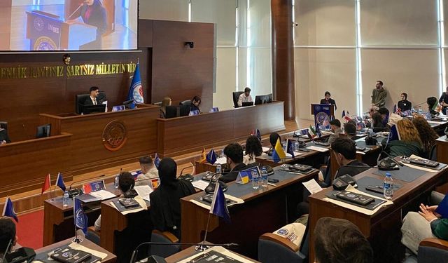 NEVÜ Uluslararası İlişkiler Topluluğu, KTÜ’de Düzenlenen Birleşmiş Milletler Simülasyonu’na Katıldı