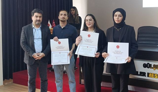 NEVÜ Gülşehir SBMYO’da Başarılı Öğrenciler Ödüllendirildi