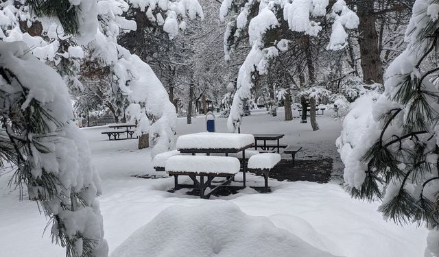 Nevşehir’de Kar Manzaraları Abant’ı Aratmıyor