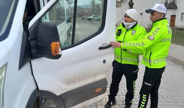 Hacıbektaş’ta Okul Çevreleri ve Servis Araçlarına Denetim