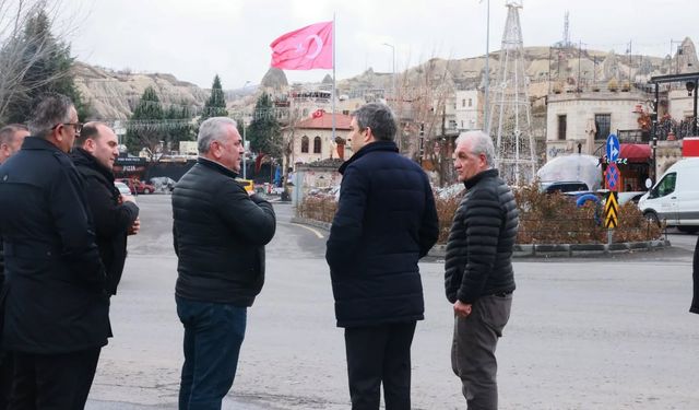 Kapadokya Alan Başkanı Göreme’de Sahada