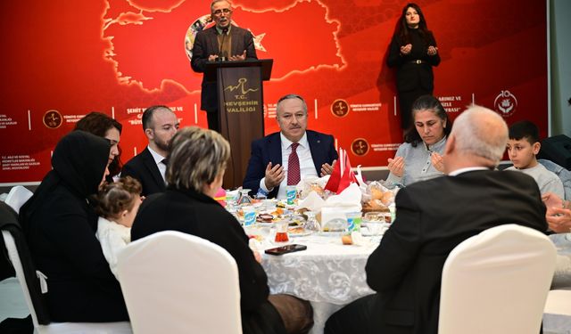 Nevşehir’de Şehit Aileleri ve Gazilerle İftar