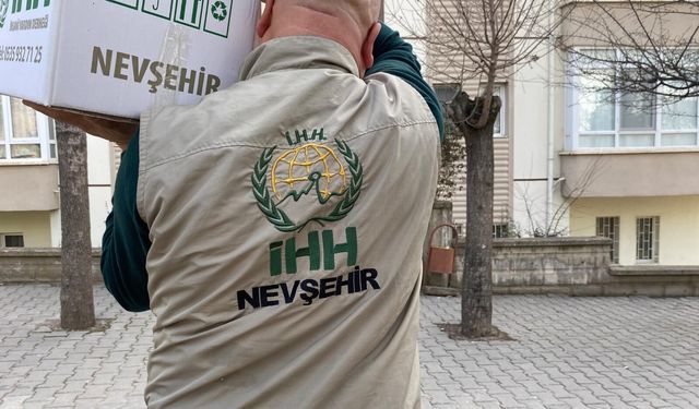 İHH Nevşehir’deki ihtiyaç sahiplerinin yanında