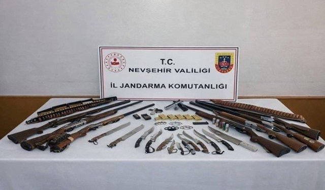 Nevşehir’de Bireysel Silahlanmaya Darbe: 5 Gözaltı