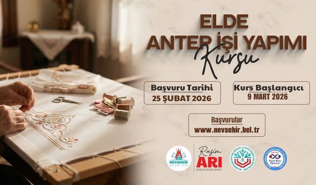 KAPEM’de “Elde Antep İşi Yapımı” Kursu Başlıyor
