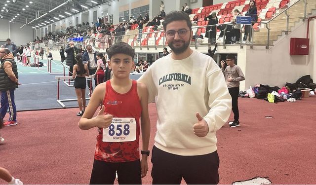 Nevşehirli Atlet Hüseyin Efe Ertaş Türkiye 3.'sü Oldu