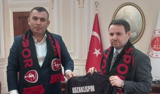 Kozaklıspor’dan Adalet Bakanı Gürlek’e Hayırlı Olsun Ziyareti