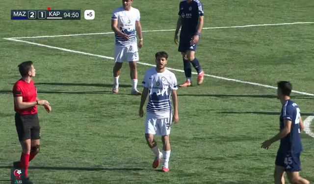 Suvermez Kapadokyaspor 2-1 Mağlup