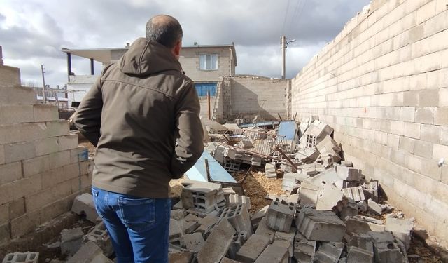 Nevşehir'de fırtına yıktı, birlik ayağa kaldırıyor