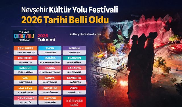 Nevşehir kültür yolu festivali tarihi belli oldu