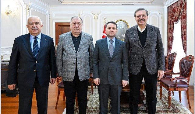 Parmaksız ve Hisarcıklıoğlu'ndan Adalet Bakanı Gürlek’e Ziyaret