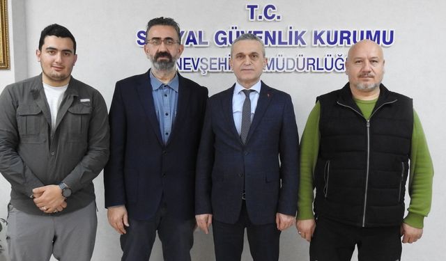 İHH Nevşehir’den SGK İl Müdürü Baltacı’ya Hayırlı Olsun Ziyareti