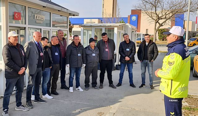 5 Bin sürücüye yeni düzenlemeler anlatıldı