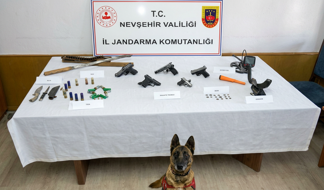 Nevşehir’de Silah ve Tarihi Eser Operasyonu: Çok Sayıda Malzeme Ele Geçirildi