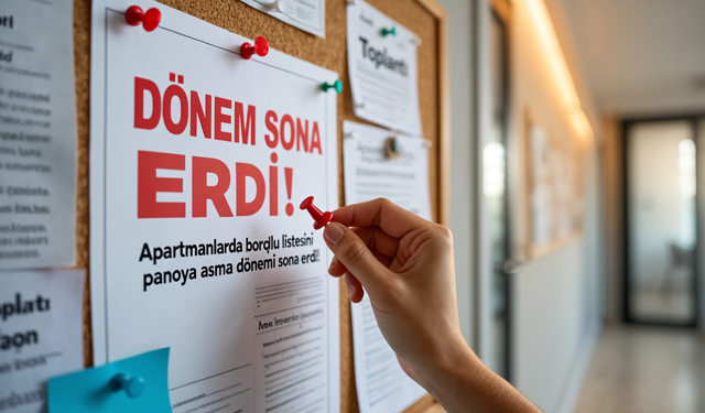 Apartman ve Site Yönetimlerinde “Borçlu Listesi” Dönemi Sona Erdi