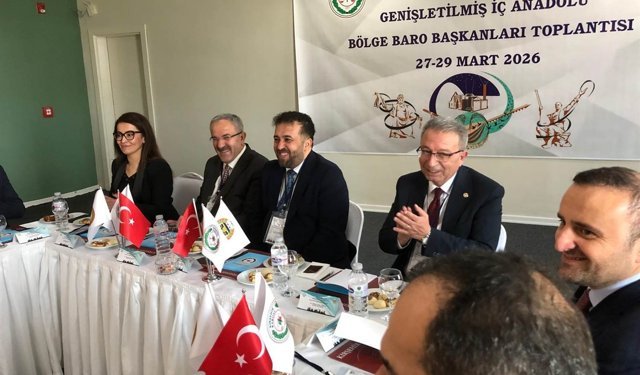 Nevşehir Barosu Başkanı Öncül, İç Anadolu Baro Başkanları Toplantısına Katıldı