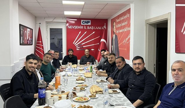 CHP Nevşehir Gençlik Kolları İftar Sofrasında