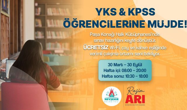 Paşa Konağı Kütüphanesi: Sınav Kampı Başladı