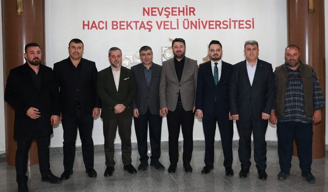 AK Parti Heyetinden NEVÜ Rektörü Aktekin’e Ziyaret