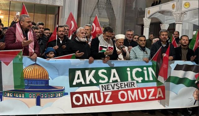 Nevşehir Halkından Mescid-i Aksa Tepkisi