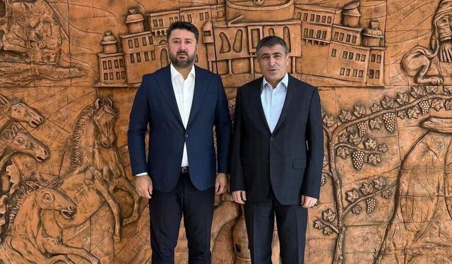 Milletvekili Emre Çalışkan Rektör Aktekin ile istişare