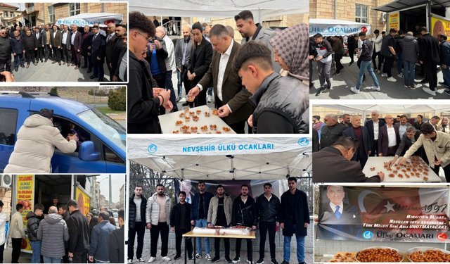 Nevşehir’de Ülkücüler, Alparslan Türkeş’i Lokma ile Andı