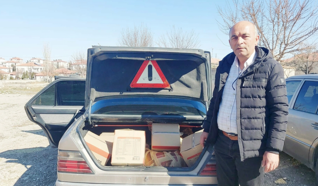 Hayırseverden Taşlıhüyük’e Gıda Desteği