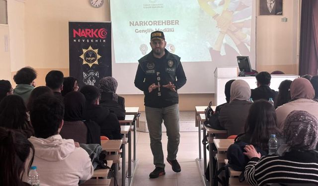 Nevşehir’de Narkotik Ekiplerinden Yoğun Bilgilendirme Seferberliği