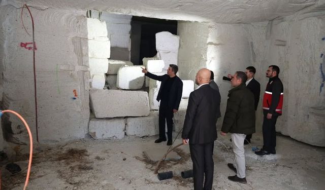 Kapadokya Alan Başkanı’ndan Avanos Taş Müze’de İnceleme