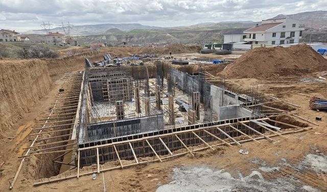 Avanos’ta 16 derslikli ilkokul inşaatı sürüyor