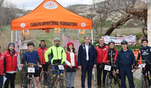 Nevşehir’de Yeşilay Bisikletle Oryantiring Türkiye Şampiyonası Başladı