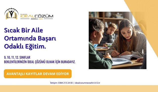 Eğitimde Aradığın Çözüm: "İdeal Çözüm"