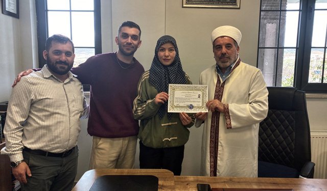 Nevşehir'de Çinli gelin Müslüman oldu