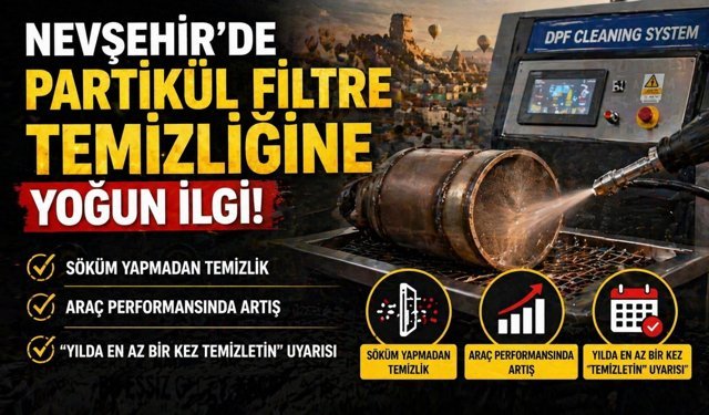 Nevşehir’de Partikül Temizliğine Yoğun İlgi