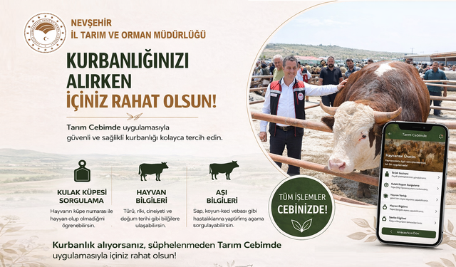 Nevşehir’de Kurbanlık Alacaklara Uyarı!