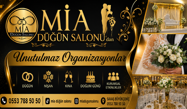 MIA Düğün Salonu Sizleri Bekliyor