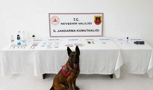 Nevşehir Jandarmadan Narkotik Operasyonu: 9 Şüpheliye Adli İşlem