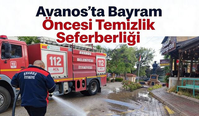 Bayram Öncesi Avanos’ta Temizlik Çalışması