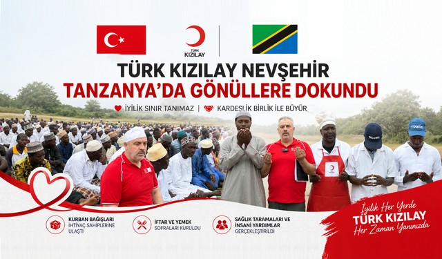 Türk Kızılay Nevşehir Tanzanya’da!