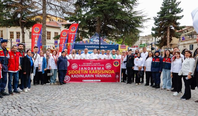 Jandarma Ekipleri Kapadokya Gastronomi Festivali’nde Sahada