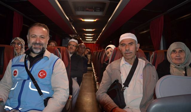 Nevşehir'in ilk hac kafilesi dualarla Medine’ye uğurlandı