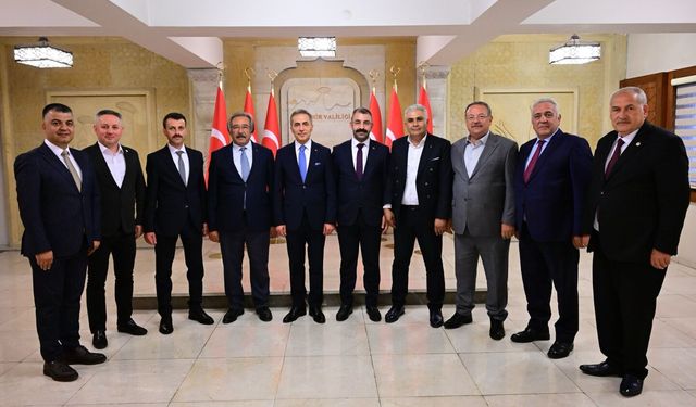 Belediye Başkanları Vali Kök’ü Ziyaret Etti