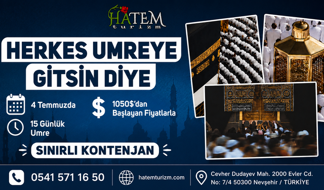 Hatem Turizm’den Sınırlı Kontenjanlı Umre Kampanyası