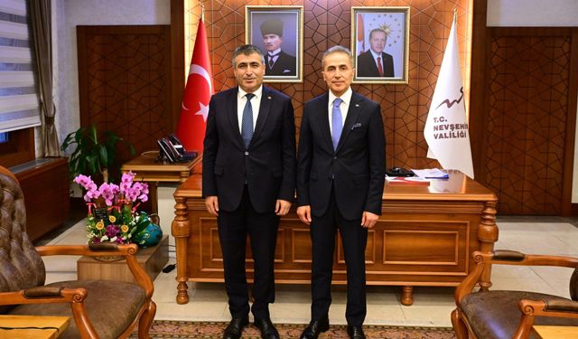 NEVÜ Rektörü Aktekin’den Vali Hüseyin Kök’e Ziyaret