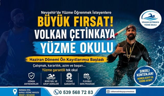 Yüzme Kursu Haziran Kayıtları Başladı