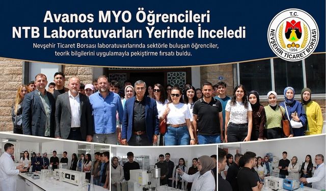 Avanos MYO NTB Laboratuvarlarını İnceledi