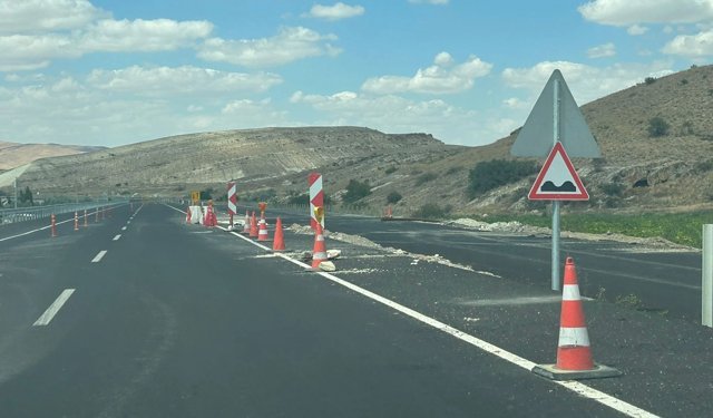 Nevşehir-Kayseri Yolunda Çalışma Var