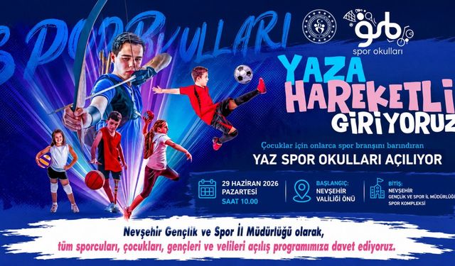 Nevşehir’de GSB Spor Okulları ve Engelsiz Spor Okulları Açılıyor