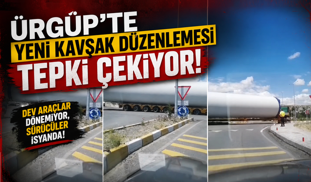 Ürgüp'teki Akıllı Kavşak Akılları Karıştırdı
