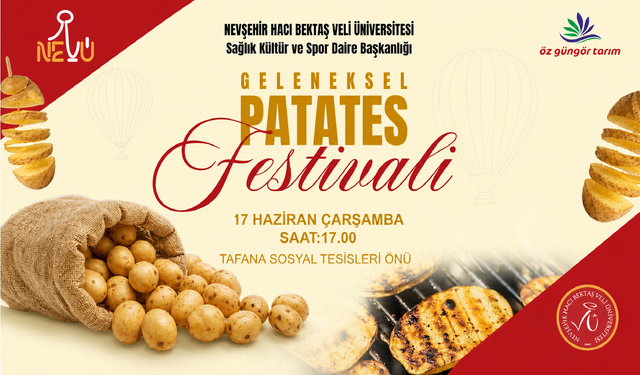 NEVÜ’de geleneksel patates festivali başlıyor